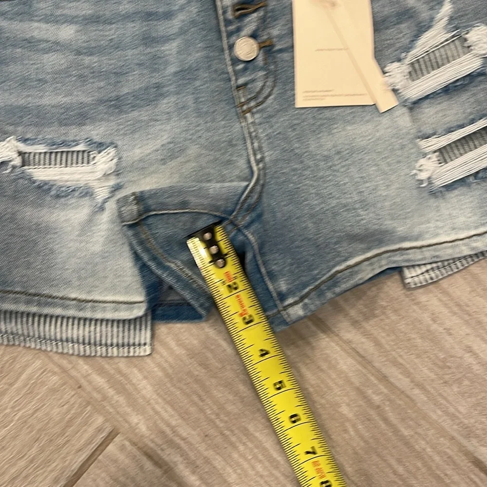 KanCan Women's Light Blue Jean Shorts - Picture 7 of 7